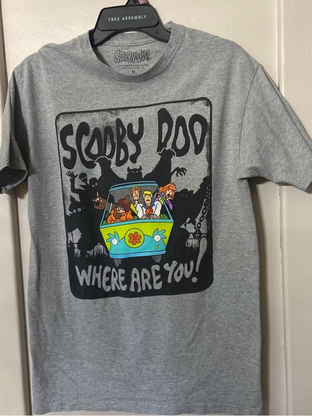 Scooby-Doo Grey Graphic Tee - Official Design